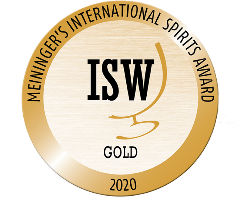 Gold–2020Meininger’sInternational Spirits Awards Medal